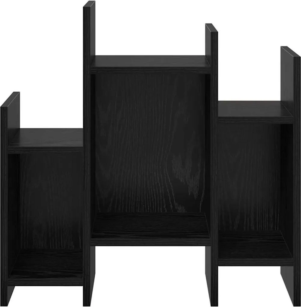 Mobiletto Design Rovere Nero 60x26x60 | Complemento Arredo Moderno - 5