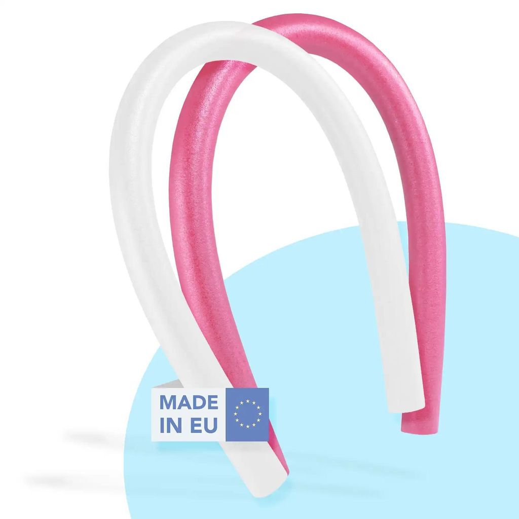 WEKOFUN 2er Set Schwimmnudel 160 cm Poolnudel für Kinder & Erwachsene – Wassernudel für Badespaß & Aqua Fitness, PE-Schaum – Farbe: Weiß & ...