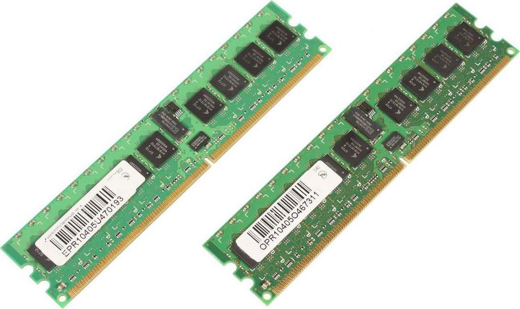 CoreParts MMC0005/2048 Speichermodule 2 GB 2 x 1 GB DDR2 400 MHz ECC