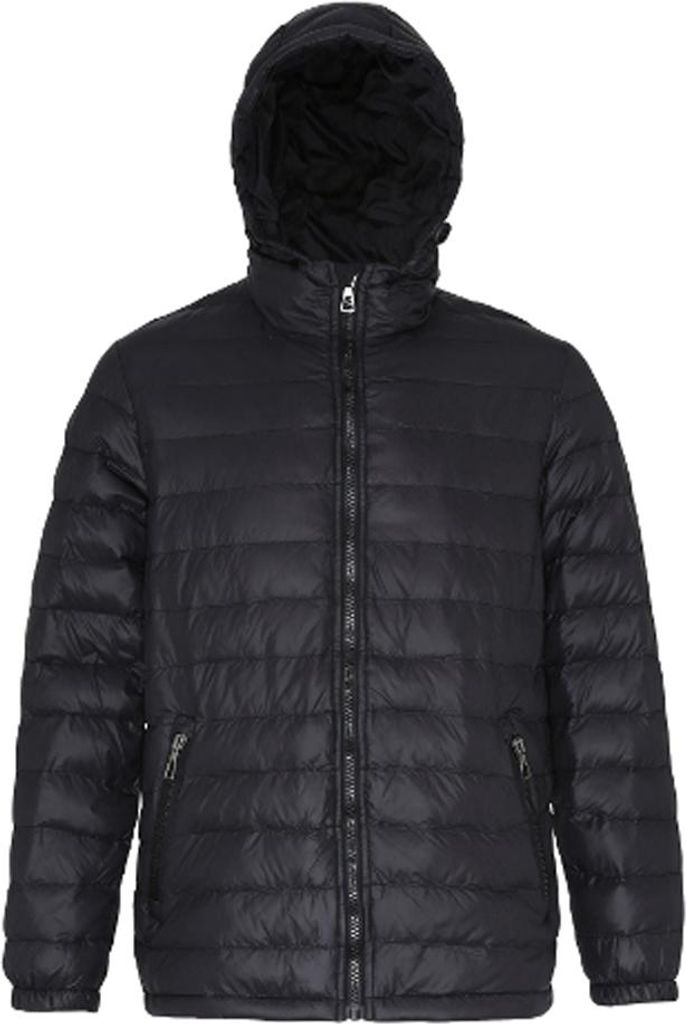 2786 - "TrailPeak" Steppjacke für Herren, recyceltes Material RW10779 (M) (Schwarz)