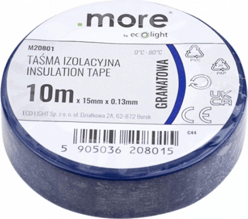 Isolierband 15mm x 0,13mm MARINEBLAU 10m