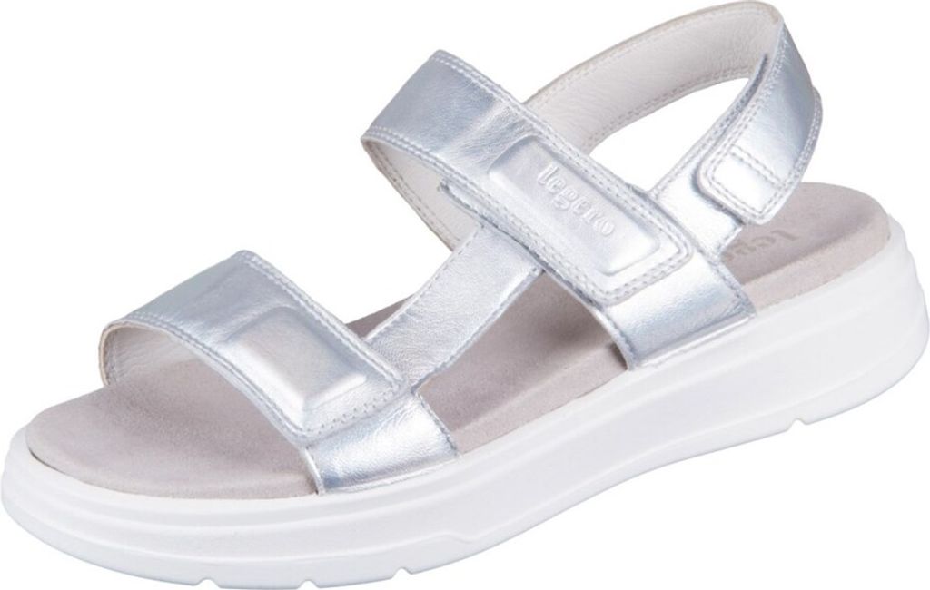 Legero Komfort Sandalen SUNWALKER Damen 31353336383130 Silber 39 EU