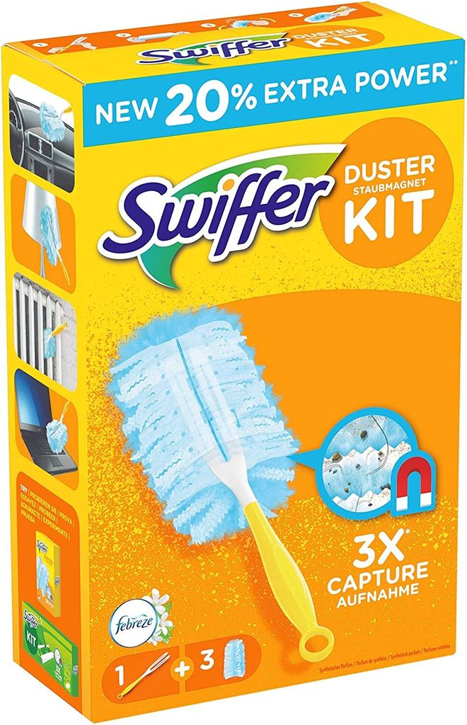 Swiffer Duster magnete per polvere KIT manico + 3 panni Immagine del prodotto 
