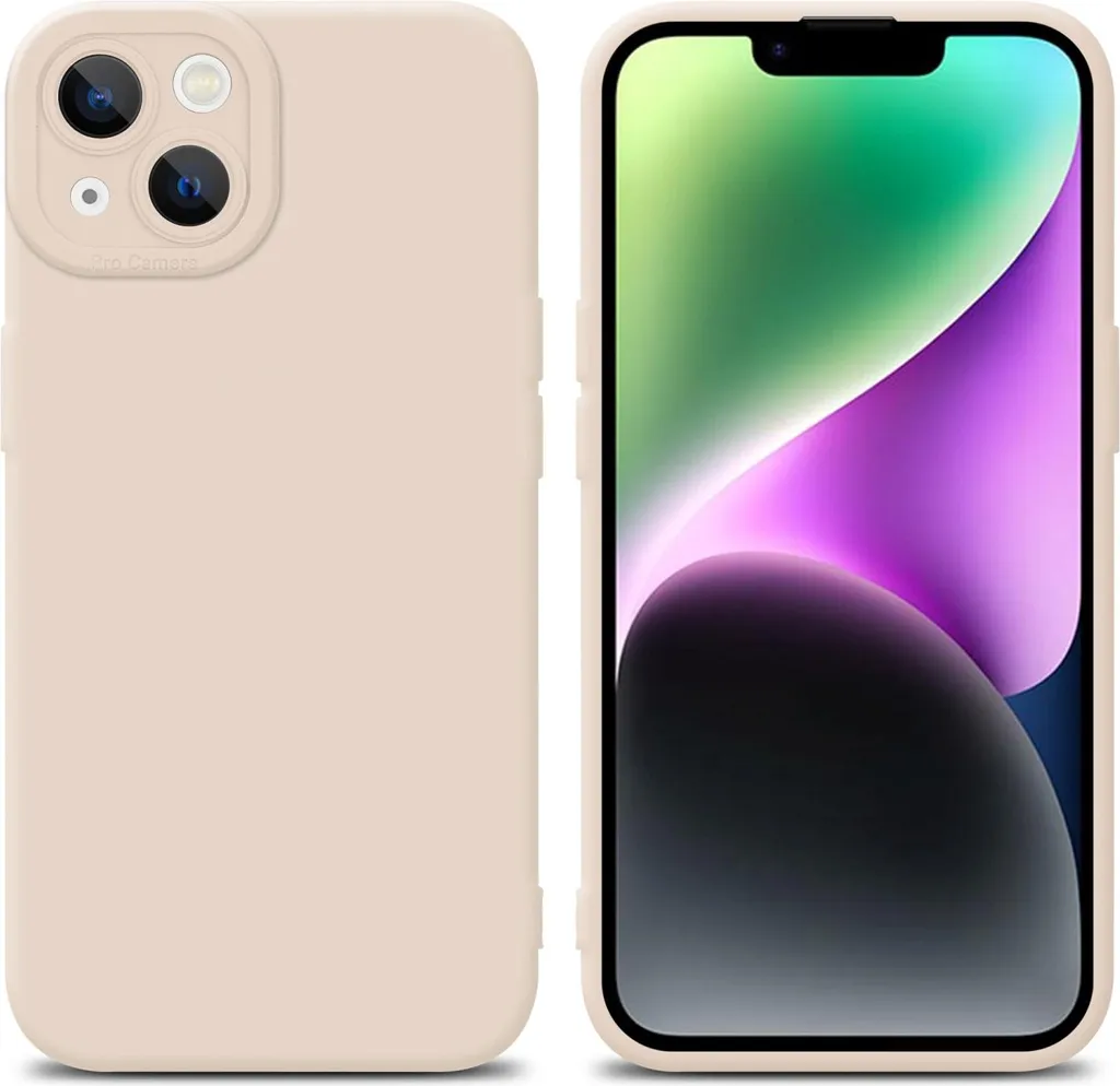 Cover iPhone 14 Cadorabo TPU Silicone Rosa Antiurto Sottile