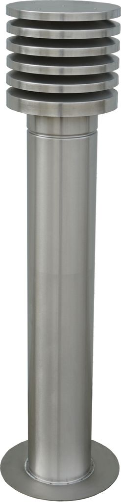 Intelmann Ansaugturm Aus Edelstahl V2A – DN 110, 2-teilig, 1000 Mm Glattrohr Mit Lamellenhaube