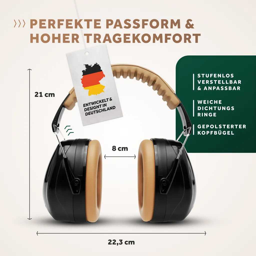 Casque antibruit professionnel avec arceau ajustable confortable - 5