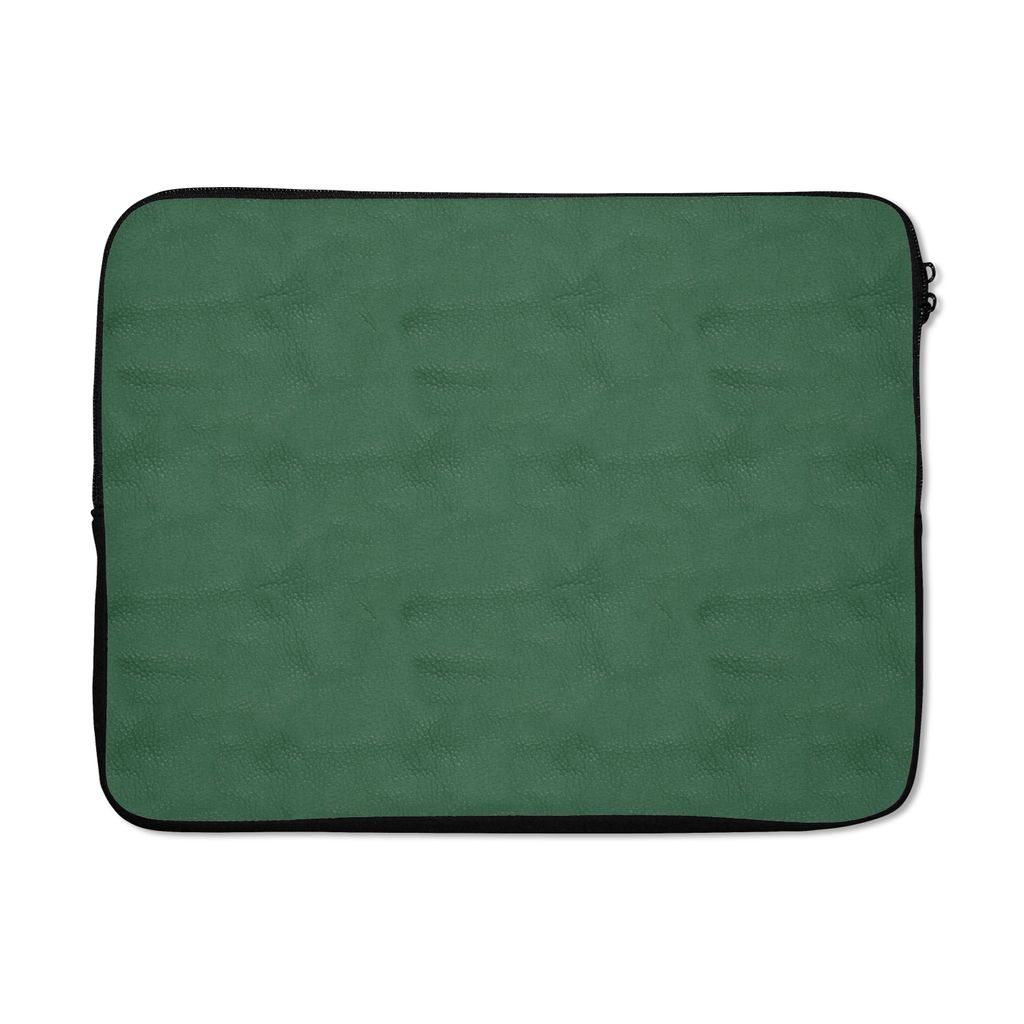 MuchoWow Laptop Hülle 17 Zoll Laptoptasche Leder - Blau - Tierhaut - Zipper - Schutzabdeckung