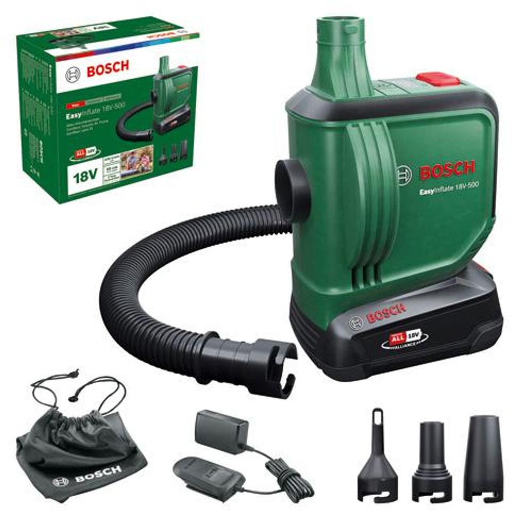 Bosch EasyInflate 18V-500, Univerzální, 0,03 bar, 530 Obrázek produktu 