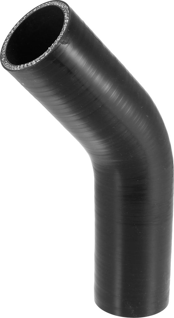 Auto Reduzierschlauch Kupplung Schwarz Silikon 51mm 2 Zoll Innendurchm. 45 Grad