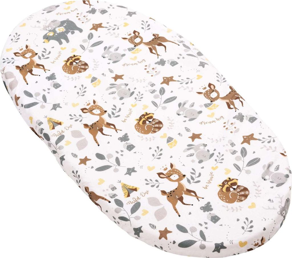 Magical Woodland Spannbettlaken mit Gummiband 80x40cm Produktbild 
