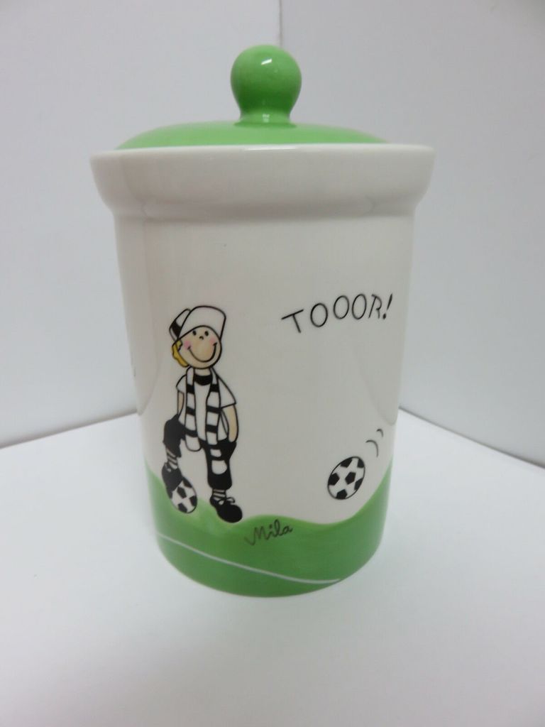 Aufbewahrungsgefäß vielseitig verwendbar * Fußball Tooor * Sehr edel