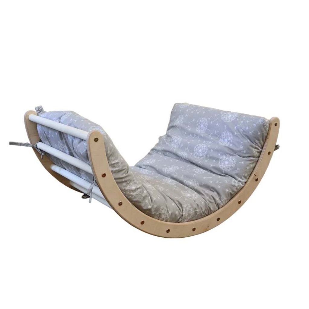 All4Baby Matratze für Kletterbogen Emil M - Farbe: Brown, Climb Up Toys:Dandelion Pattern