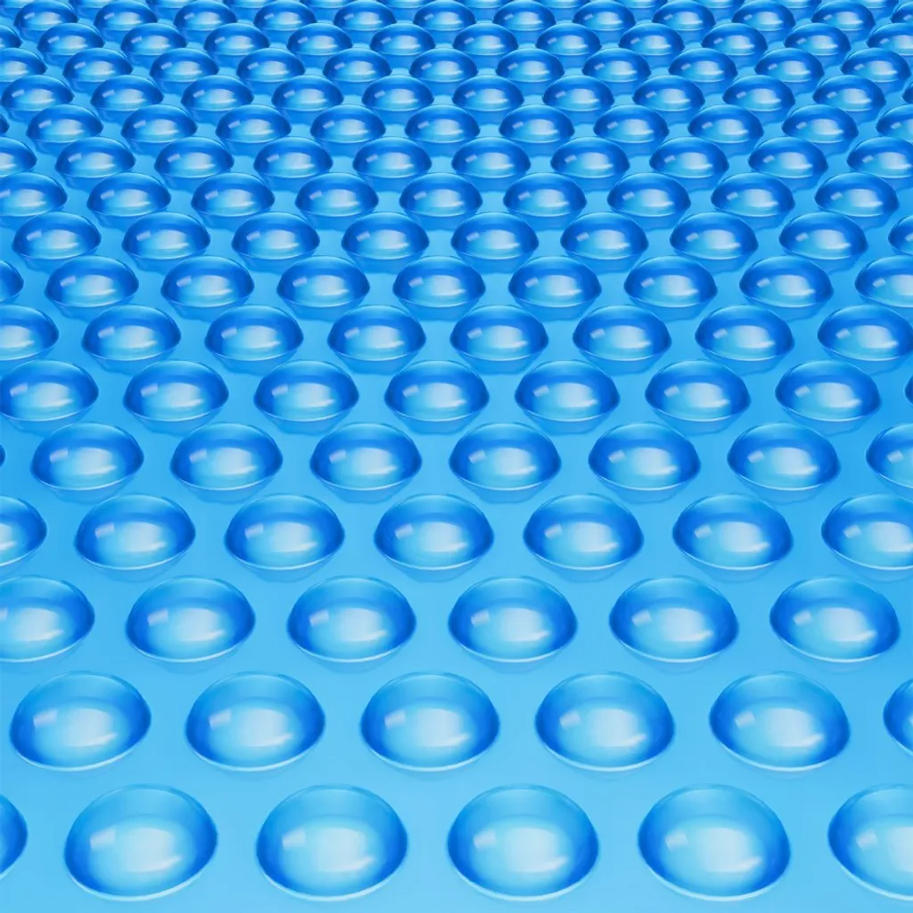 Bâche solaire de piscine rectangulaire pour chauffer l'eau