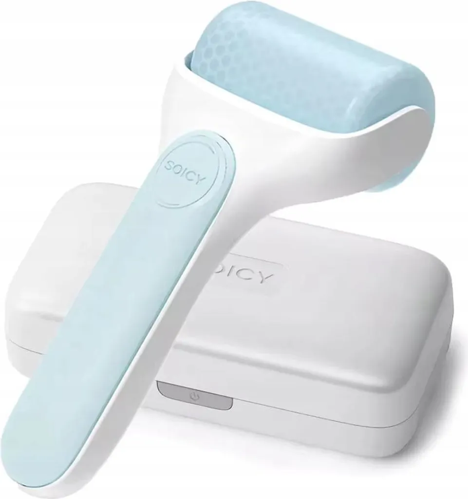Rouleau à Glace Visage Ice Roller SOICY S20 pour Soin de Peau Quotidien