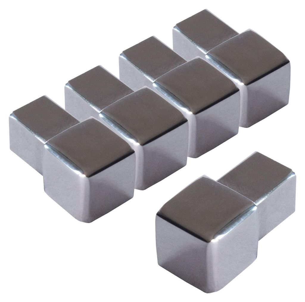 Dalsys 5x Endstück Fliesenprofil 10mm Quadratprofil Produktbild 