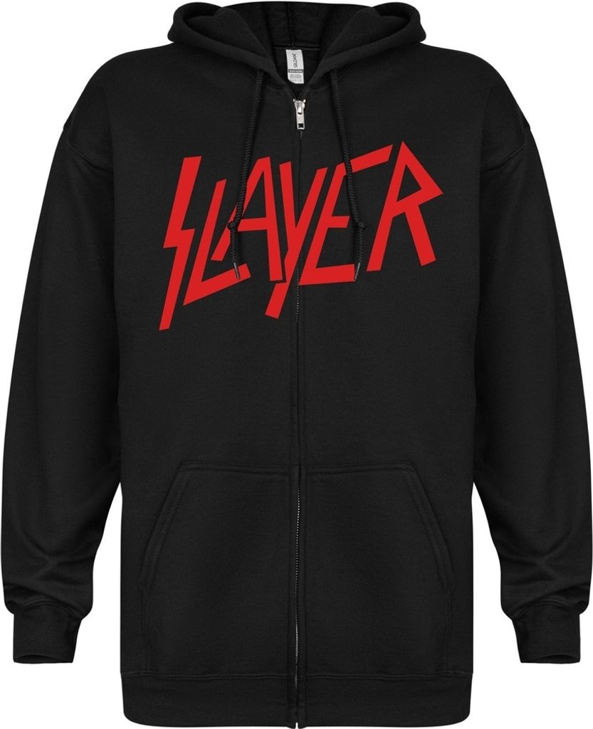Slayer Reign in Blood Logo Zip-up Kapuzenpullover