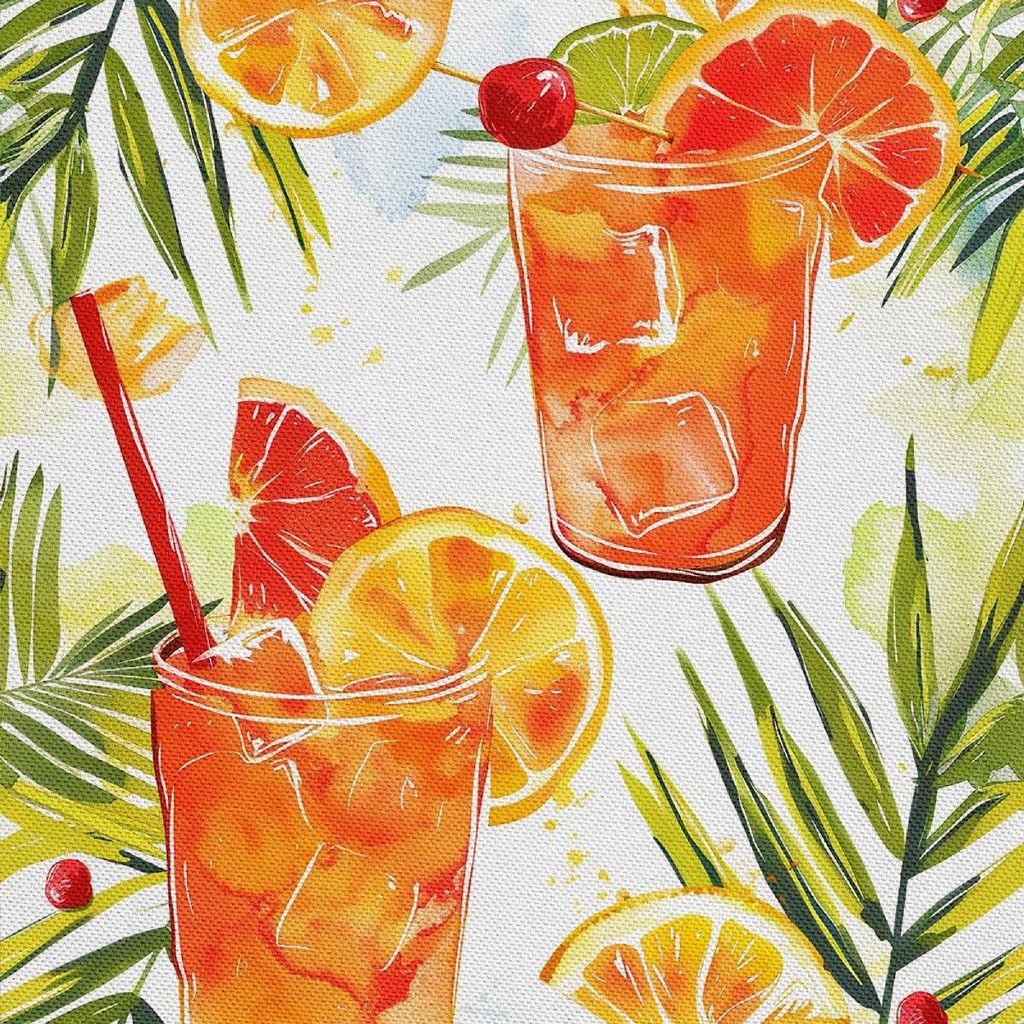 OUTDOOR DEKOSTOFFE OXFORD - Motiv Cocktail | DX8825