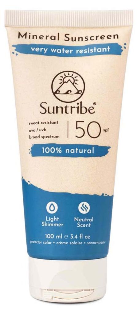 Crème solaire minérale bio SPF50 100ml Image du produit 