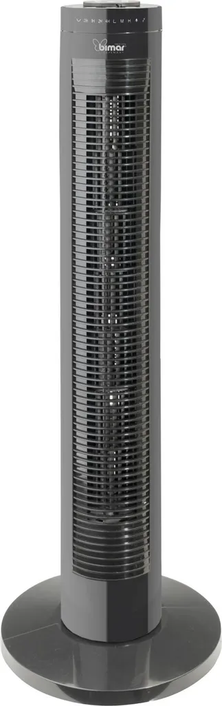 Ventilateur noir Bimar VC78 silencieux et orientable pour chambre
