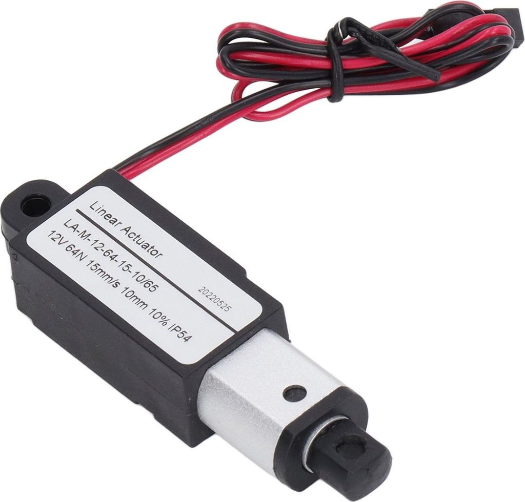 Elektrischer Mikro-Linearantrieb Aluminium ABS Gleichstromversorgung Mini Motion Actuator für landwirtschaftliche Maschinen 12V 10mm 0.4in