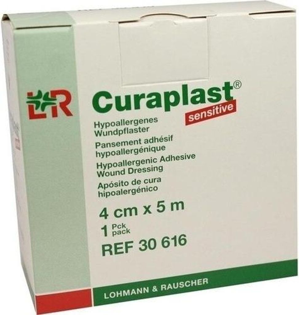 CURAPLAST Wundschnellverb.sensitiv 4 cmx5 m Produktbild 