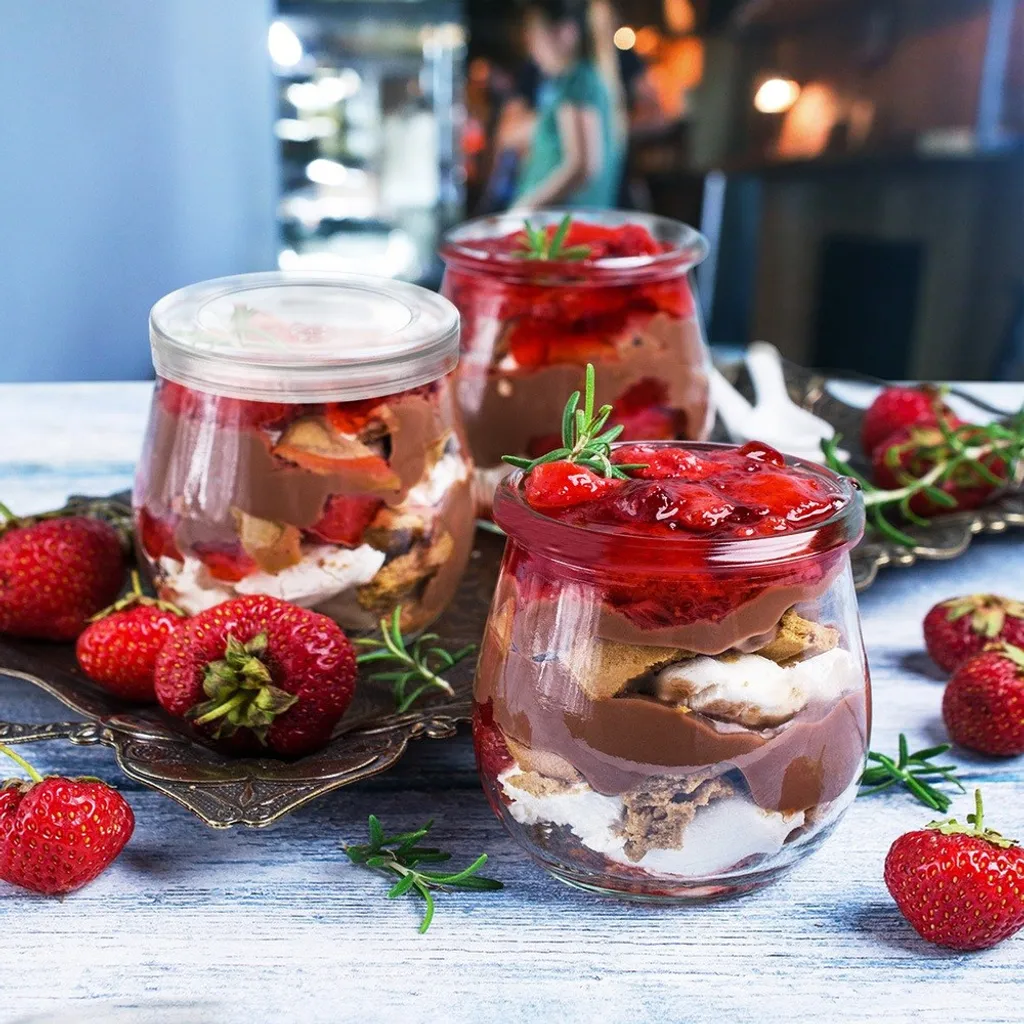 Barattolo per yogurt e dessert 200 ml 12 pz. - 2