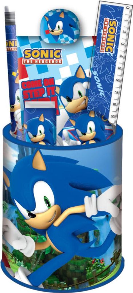 Sonic the Hedgehog Rush Schreinset 7-tlg. – Schule & Produktbild 
