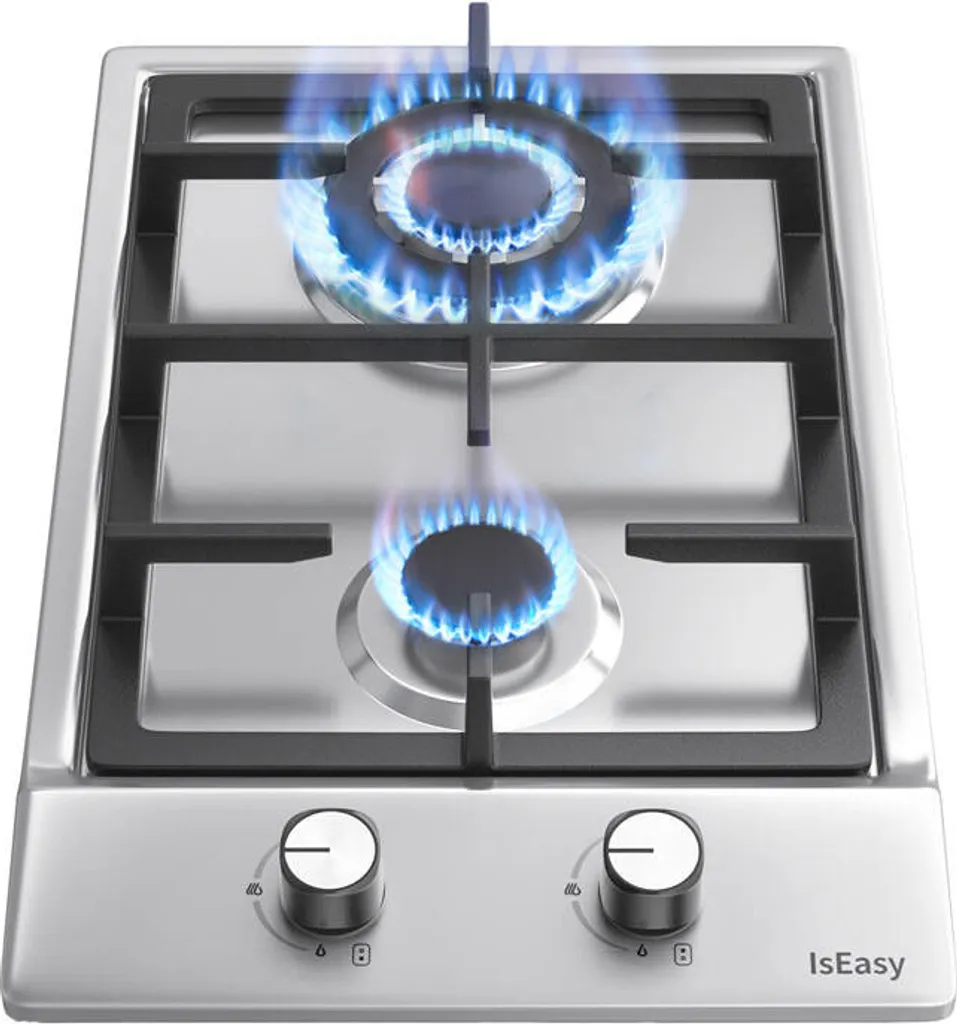 Cucina come uno Chef con IsEasy MGBS-312A | 2 Fuochi Gas Inox Potenti - 2