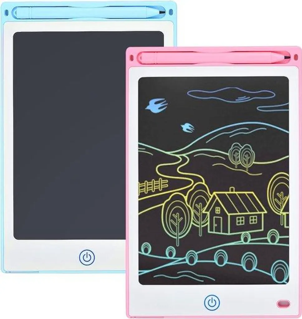 Ardoise magique LCD couleur 12 pouces pour dessin et notes de bureau