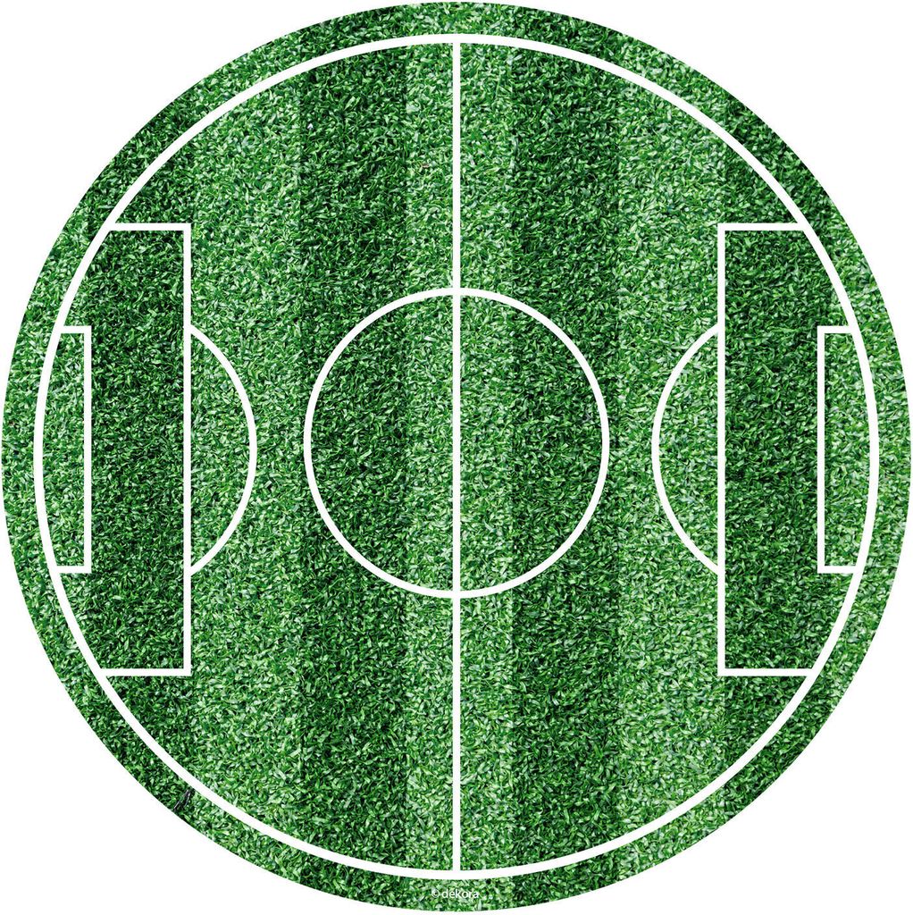 Fondant essbare Kuchen Papier Fußballplatz 20cm Produktbild 