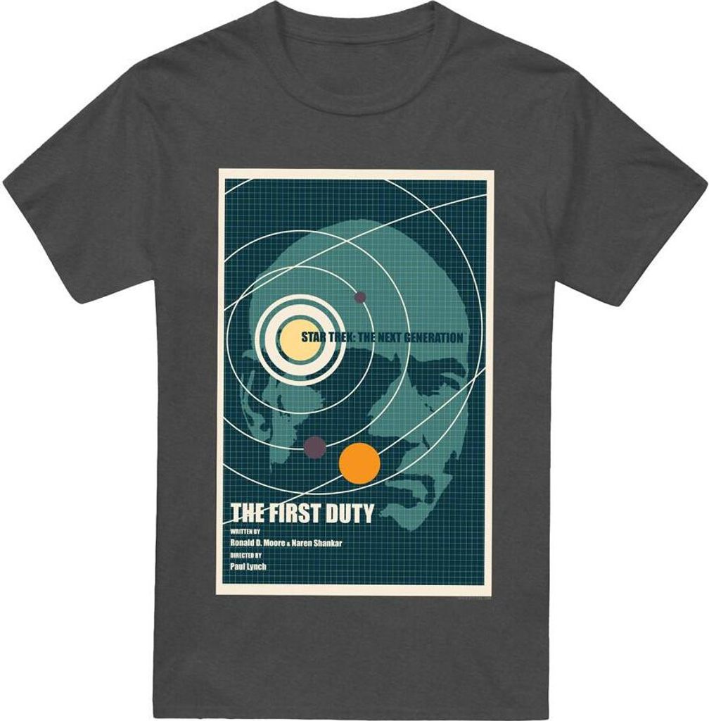 Star Trek - "The Next Generation Season 5 Episode 19" T-Shirt für Herren/Damen Uni TV17897 (M) (Holzkohle)