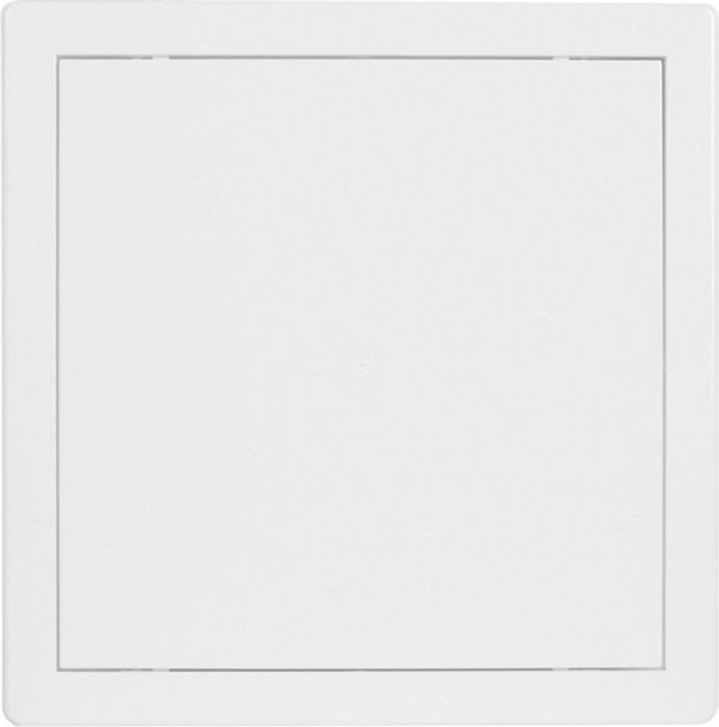 A plain white access door for a bathtub.