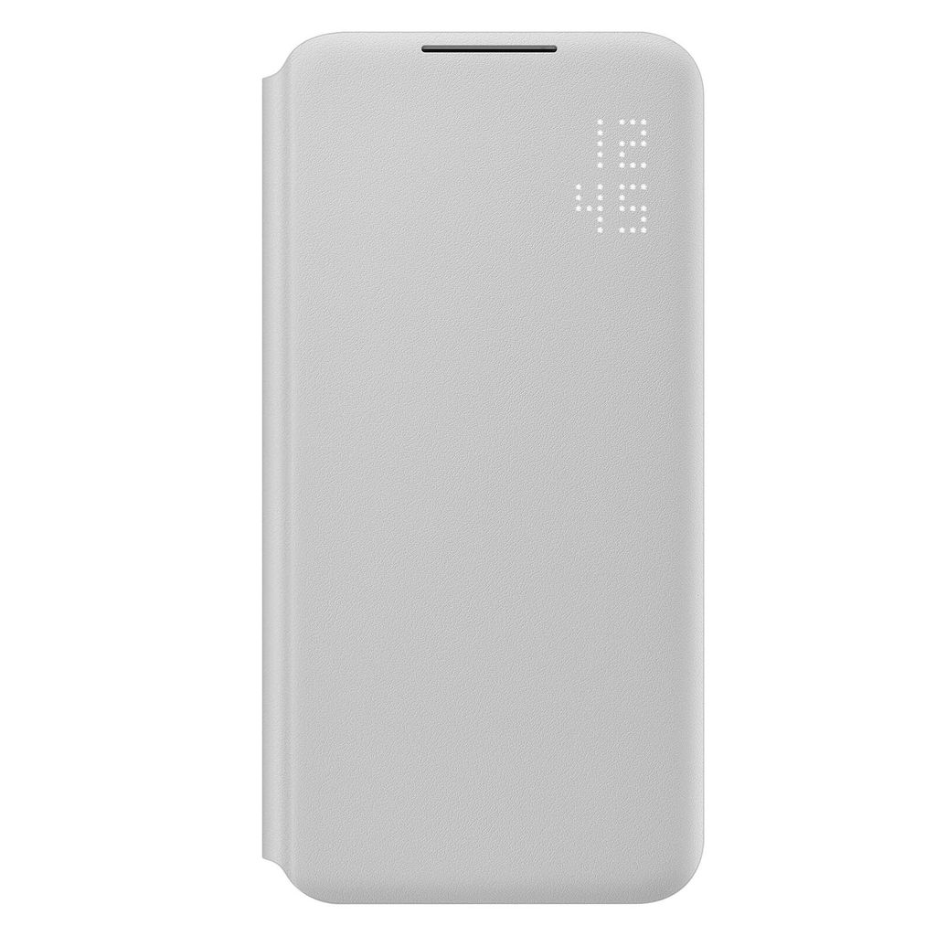 Samsung LED View Cover mit LED Display für Samsung Galaxy S22+ (S22 Plus) hellgrau (EF-NS906PJEGEE)