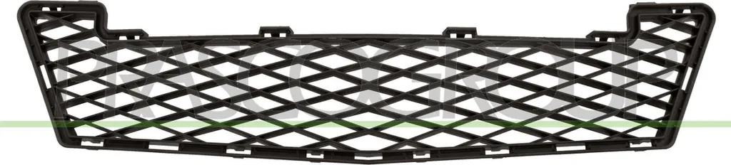 Grille de pare-chocs avant centrale pour Mercedes Classe A W169 Noir Mat