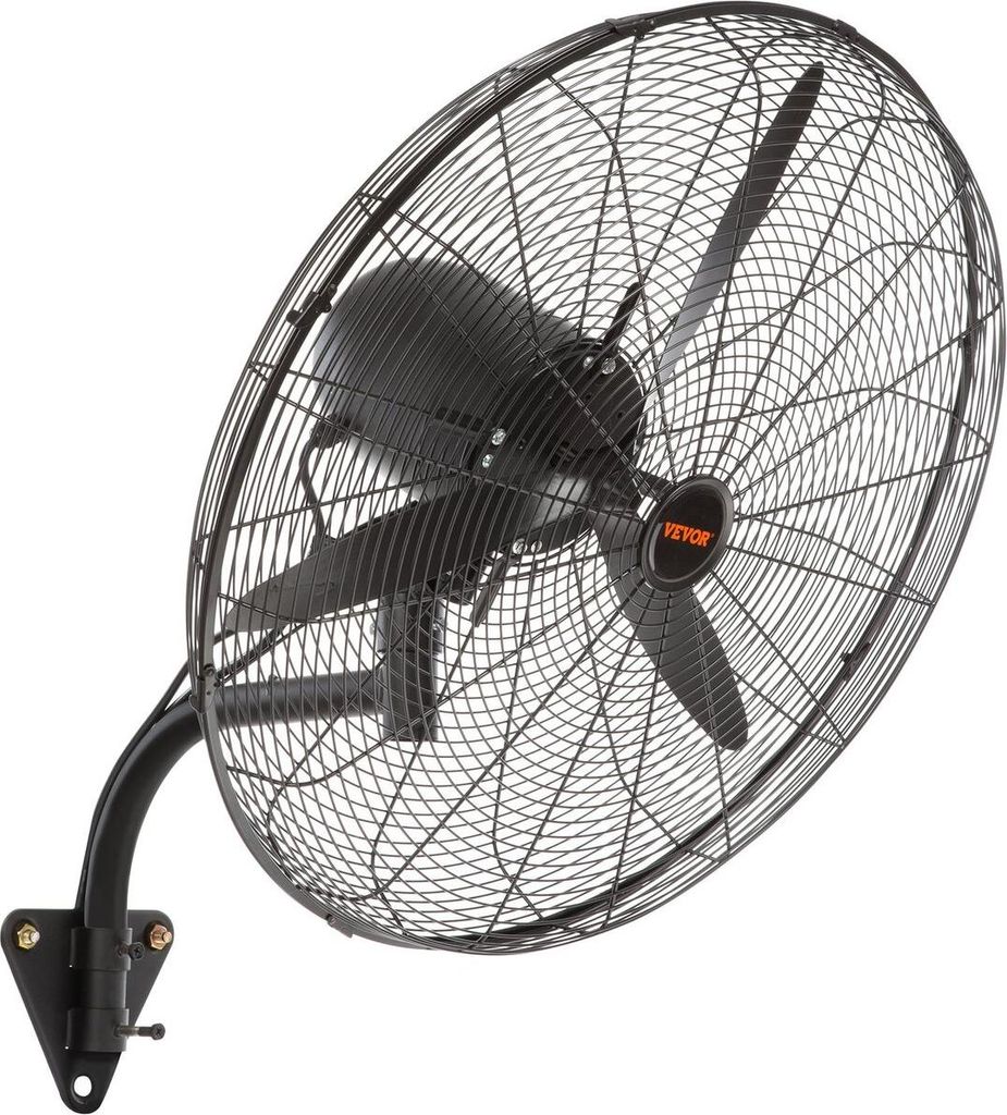Oszillierender Wandventilator aus Metall, 74,9 cm, 3 Geschwindigkeitsstufen