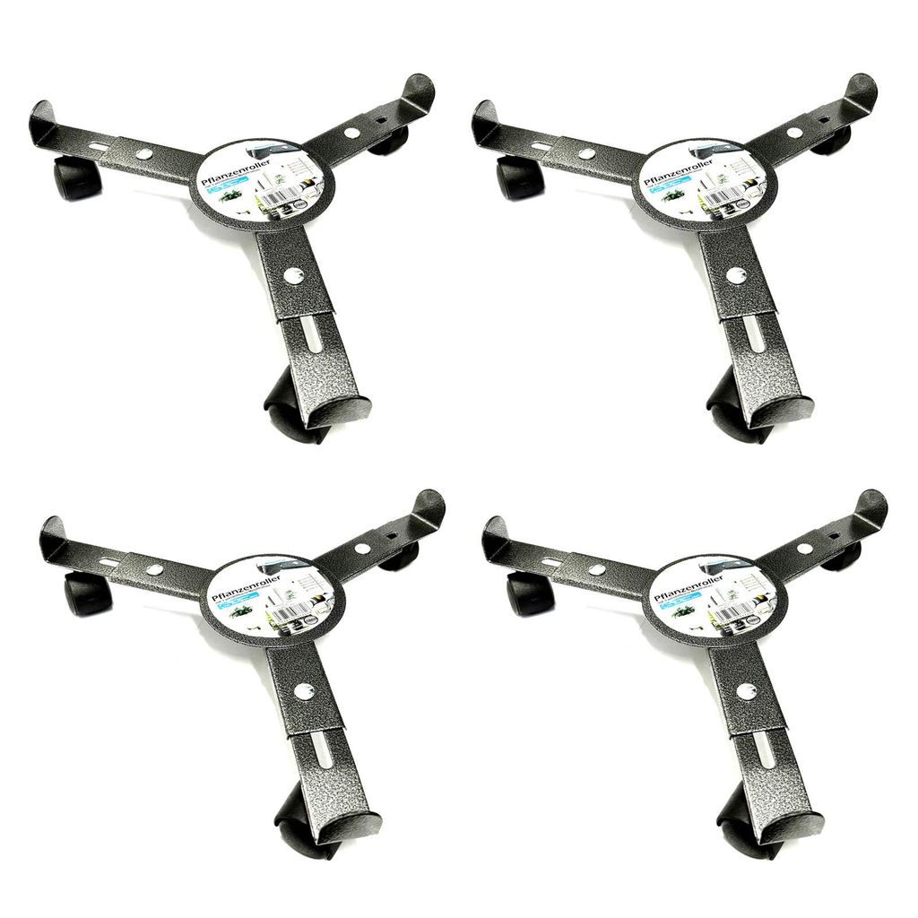 4x Pflanzenroller Metall Rund Verstellbar Ø 25 – 30 cm 3 Produktbild 
