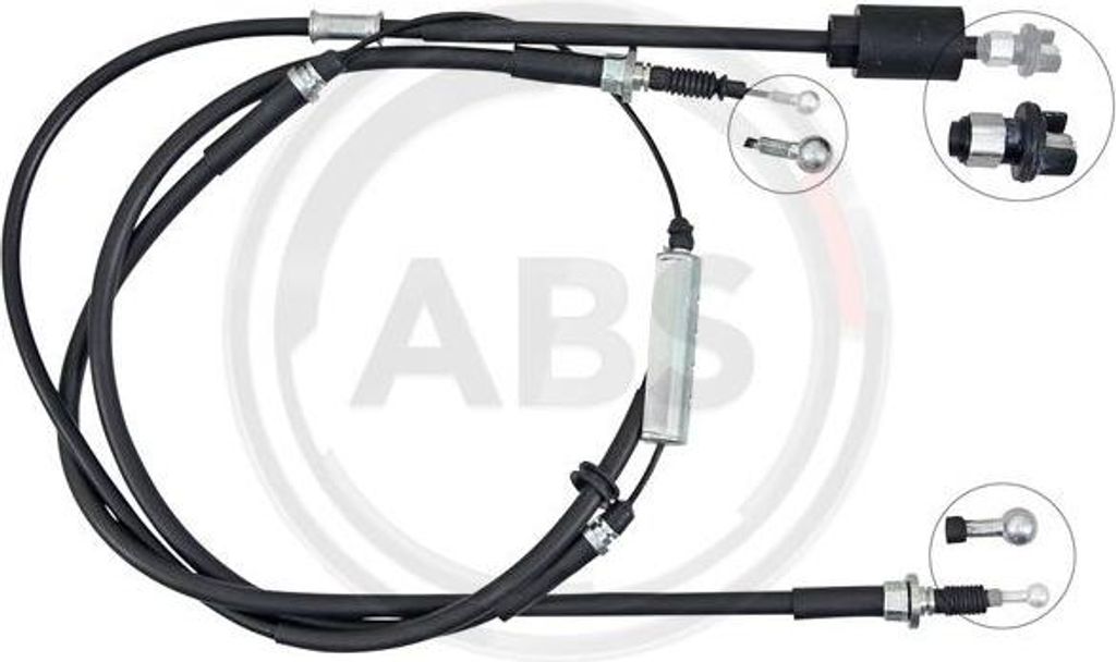 A.B.S. K19926 Seilzug, Handbremse OE 13252723 kompatibel mit Astra J