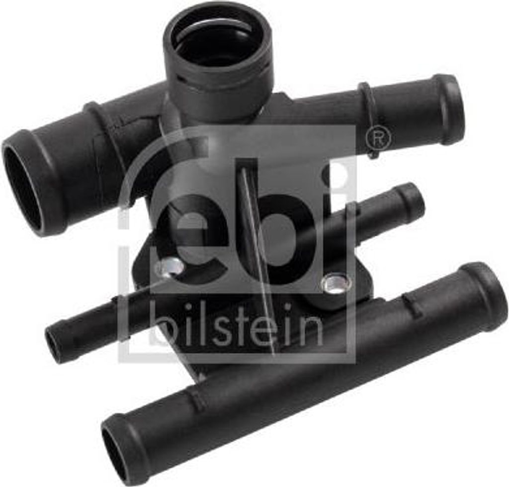 FEBI BILSTEIN 173335 Kühlmittelflansch OE 06F121132D kompatibel mit A1 8X, A3 8P, TT, Altea, Altea XL, Leon, Toledo, Octavia, EOS, Golf V, Golf VI...