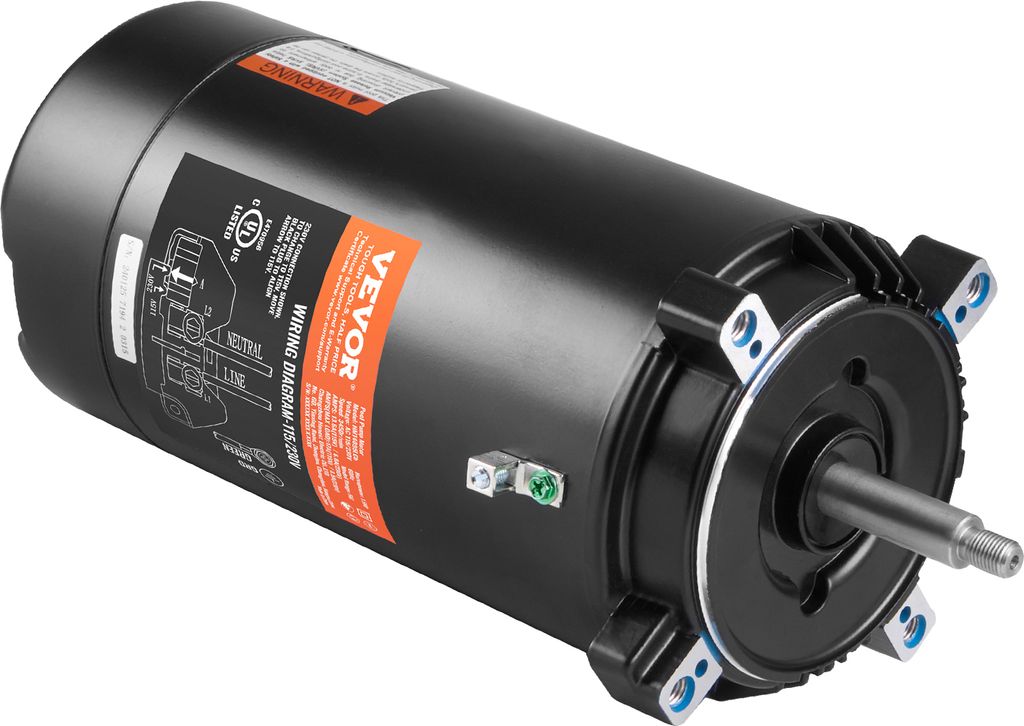 Silnik pompy basenowej VEVOR 1,5 KM, rama 56J, 115 V (13,6 Zdjęcie produktu 