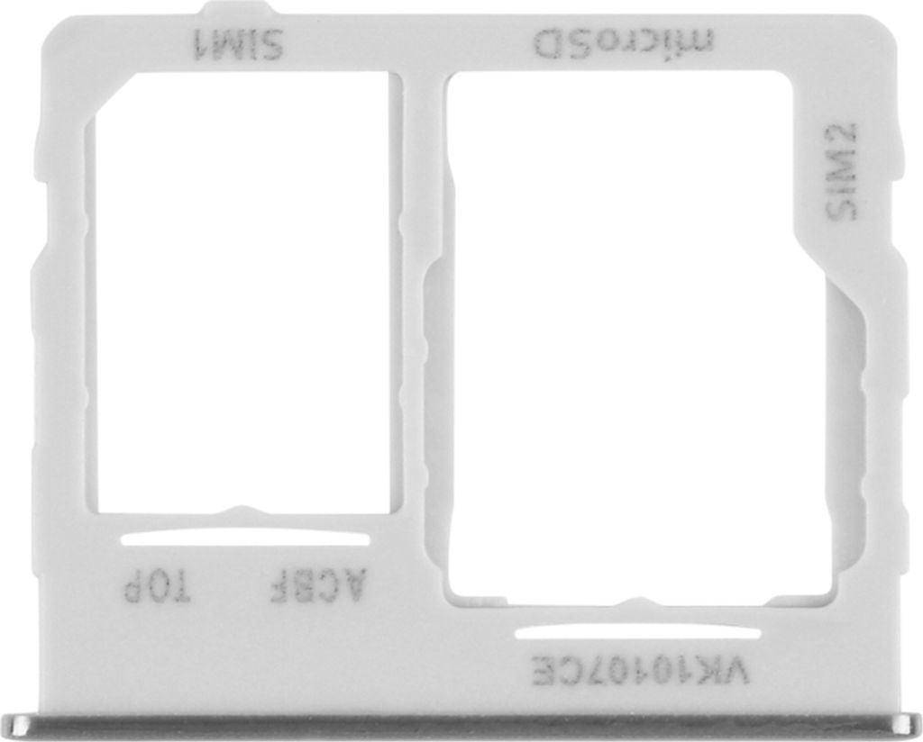 Samsung, SIM-Kartenhalter für Samsung A32 5G Dual Nano SIM + Micro-SD Original, Weiß