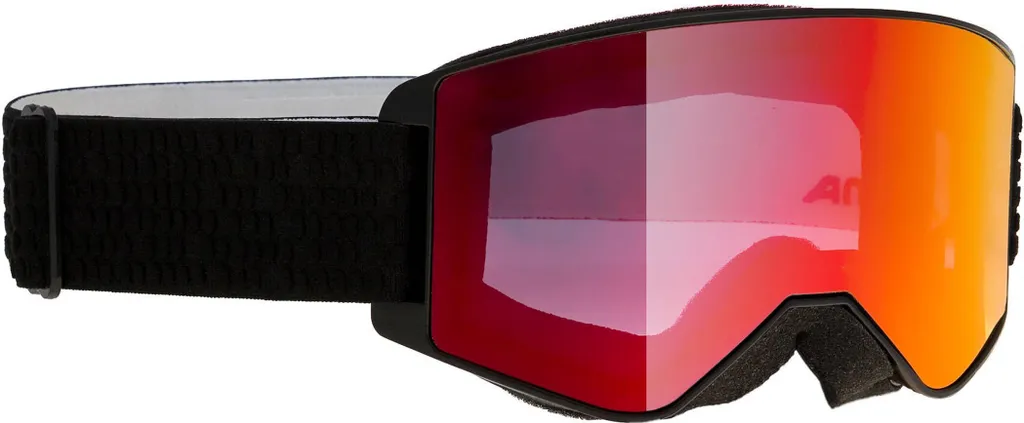 Masque de Ski Alpina Narkoja Q-Lite Noir Mat pour Piste et Hors-Piste