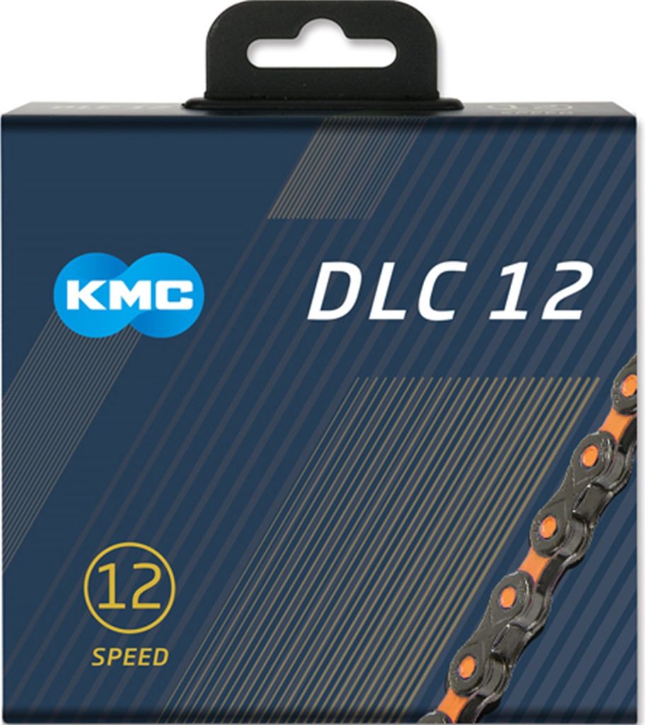 KMC Kette X-12 DLC schwarz/orange 12s/126 Gl. Produktbild 