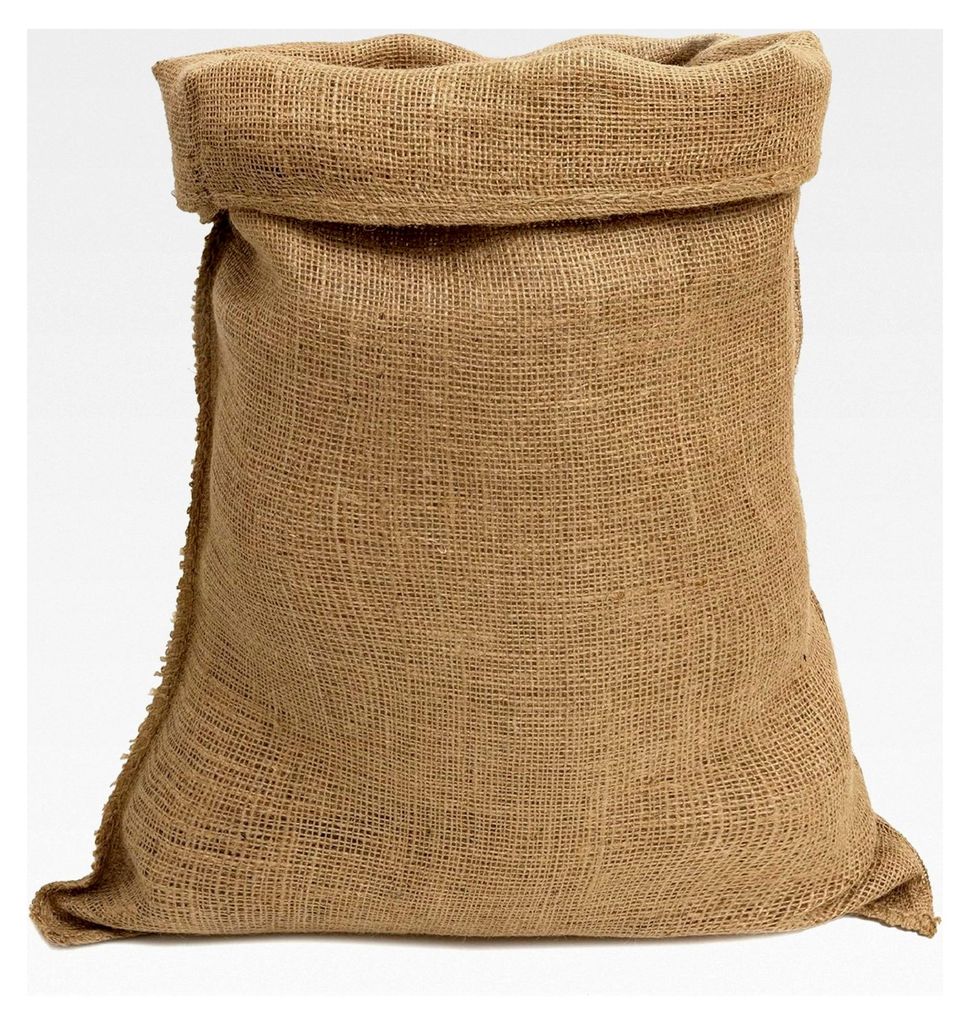 Jutesäcke – 80 x 50 cm – Hergestellt in Italien – 1 Stück – Jutesack aus natürlichem Stoff für DIY, Einrichtung, Garten, Aufbewahrung