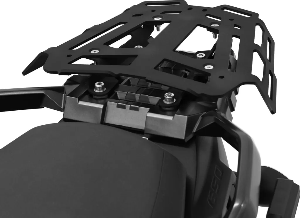 Portapacchi ZIEGER compatibile con Suzuki DL 650 V-Strom nero