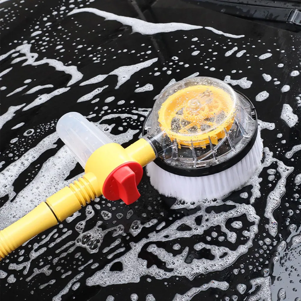Brosse de lavage voiture rotative 360° avec kit de nettoyage complet