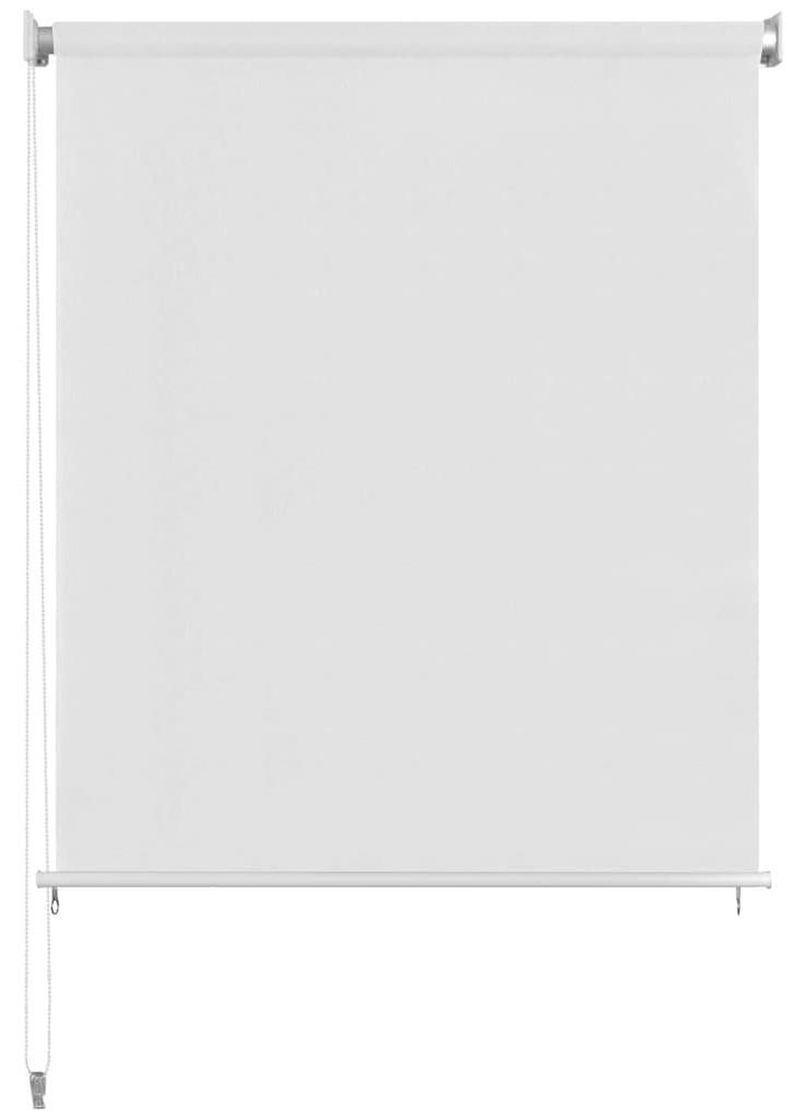 Roleta zewnętrzna 200 x 140 cm biała Zdjęcie produktu 