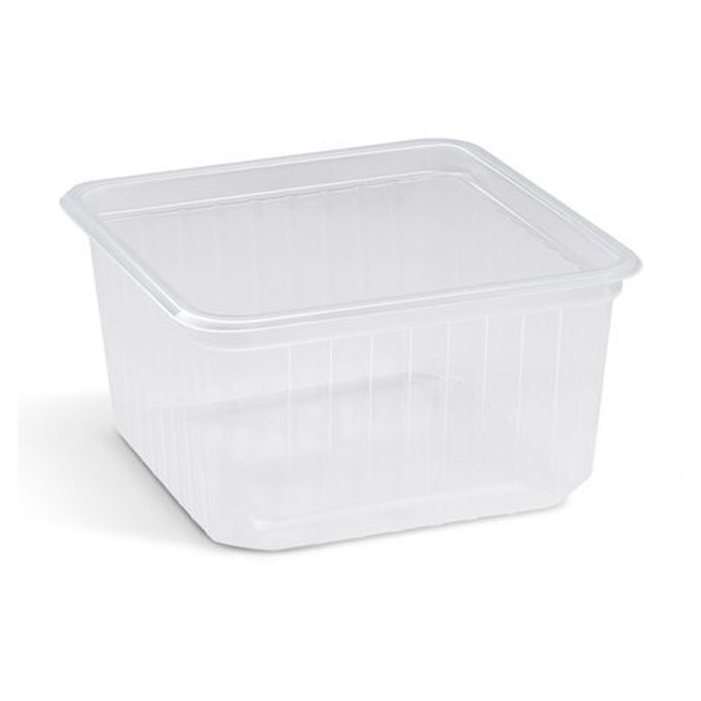 50x Rechteckschale Quadroboxx Salatschale 115x115x61mm PP Produktbild 