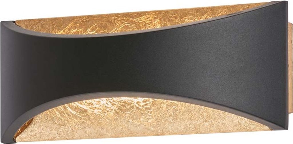 FISCHER & HONSEL Außenleuchte WALL BH 10x10 cm schwarz Außenlampe