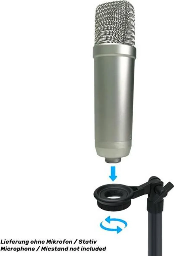 Fixation micro pour Rode keepdrum MSA033 - Idéal pour bras et pieds studio - 3