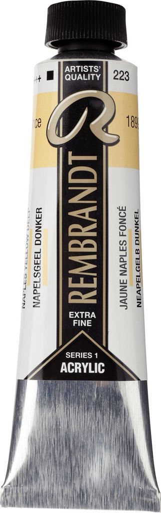 Rembrandt Acrylfarbe Tube 40 ml Neapelgelb Dunkel 223